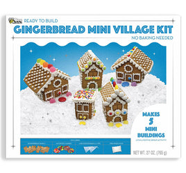 Bee Christmas Gingerbread Mini Village Kit 6x27oz