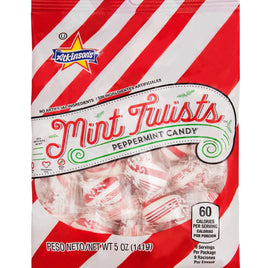 Atkinson Mint Twists Red and White Peppermint Sticks 48x3.5oz