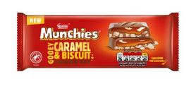 Munchies Caramel Biscuit Block British