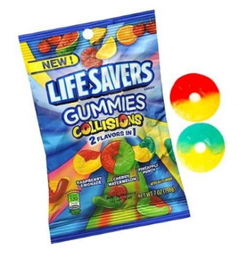 Life Savers Gummies Collisions Peg Bag