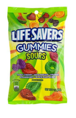 Life Savers Gummies Sours Peg Bag