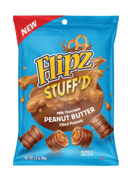 Flipz Stuff’d Milk Chocolate Peanut Butter Filled Pretzels